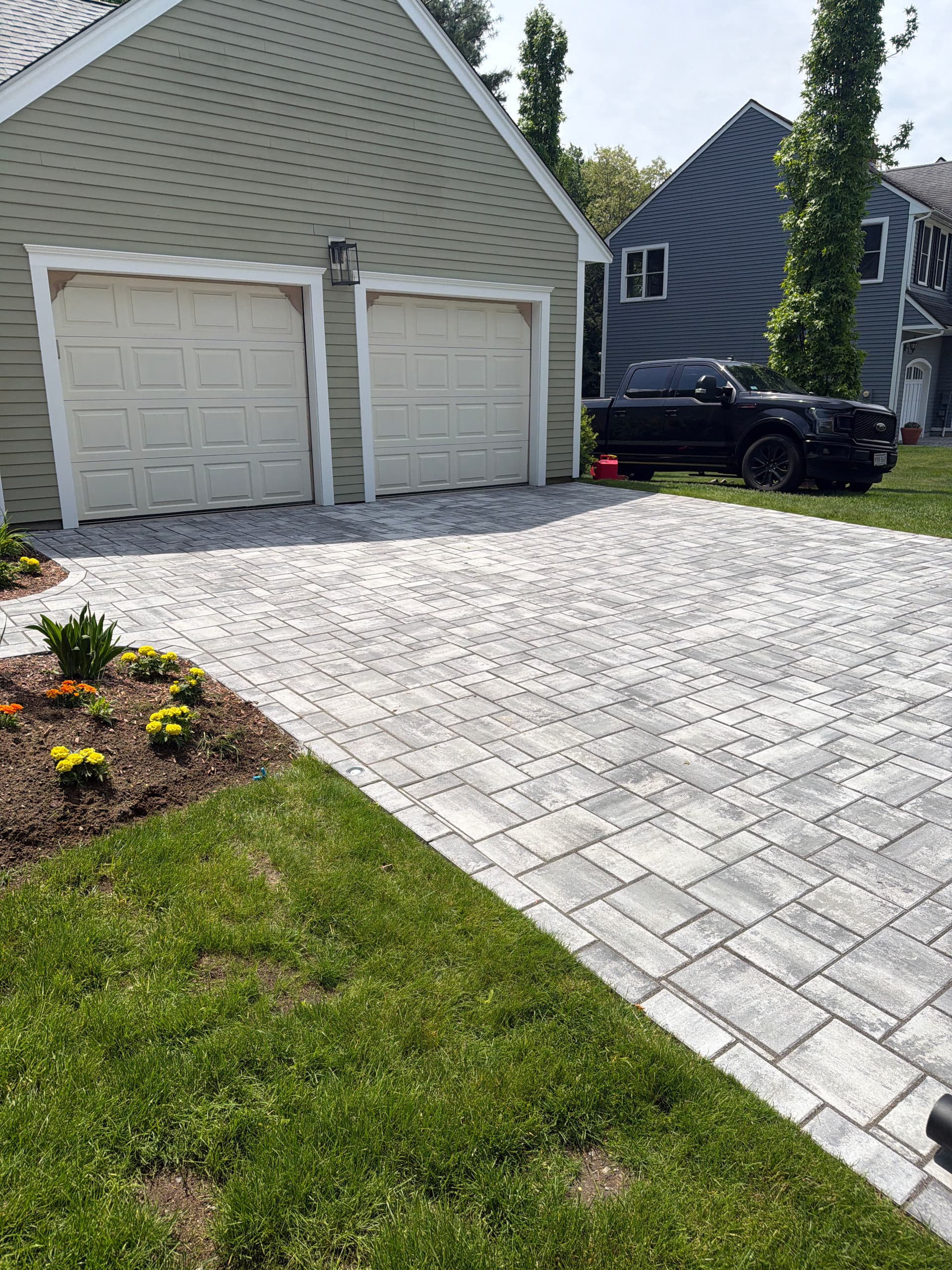 Paver Driveway and Walkway Built for Curb Appeal That Lasts image